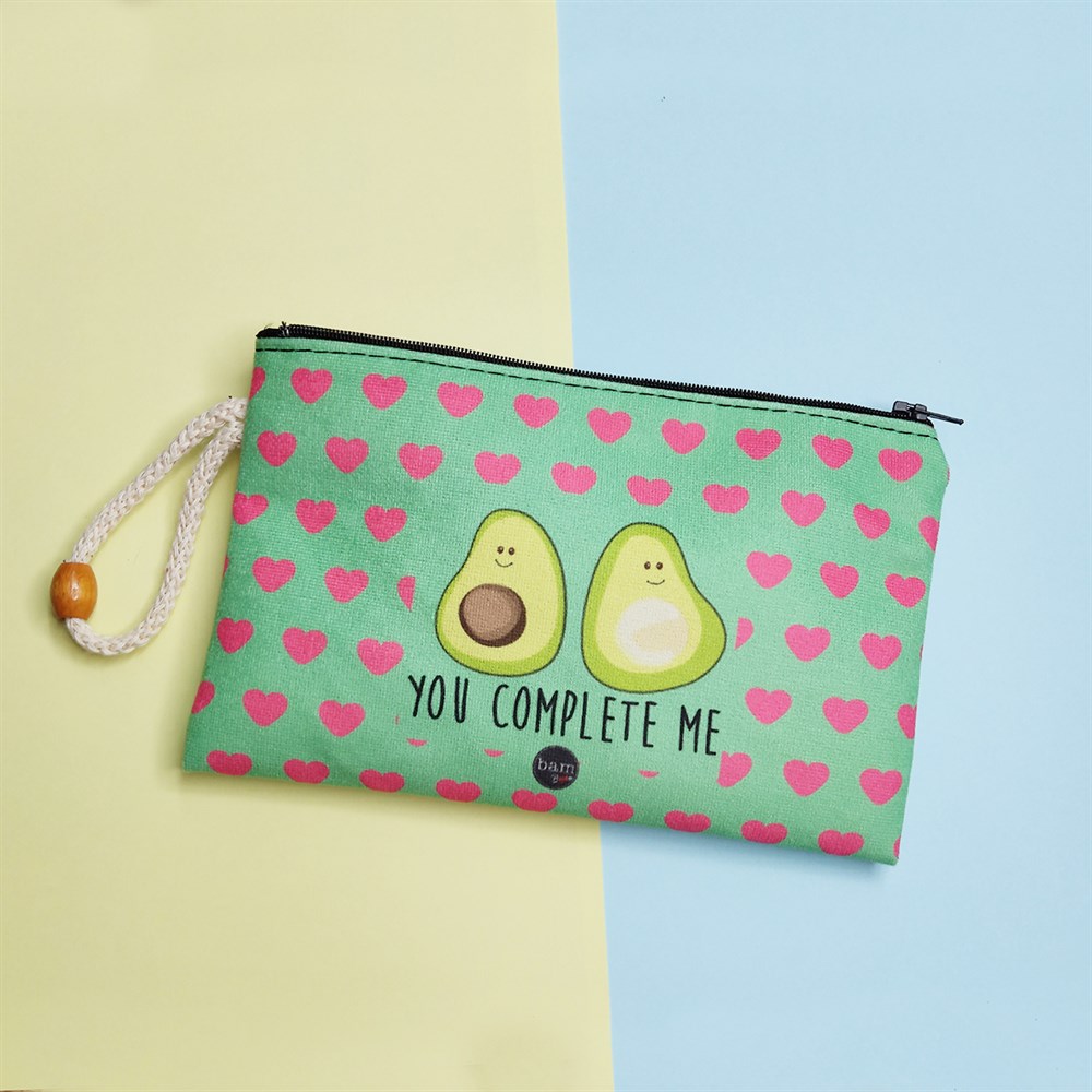 Avocado You Complete Me Cloth Pencil Case