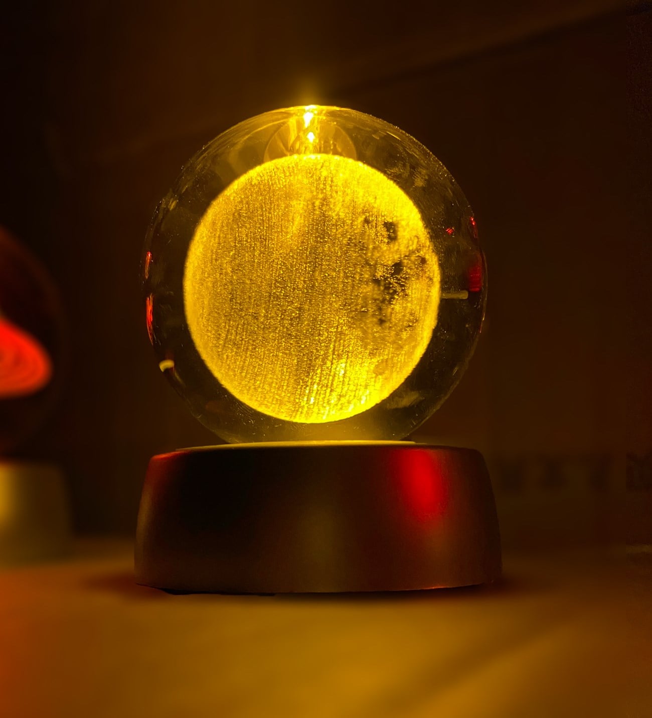 Moon 3D LED Glass Globe 6 Different Models