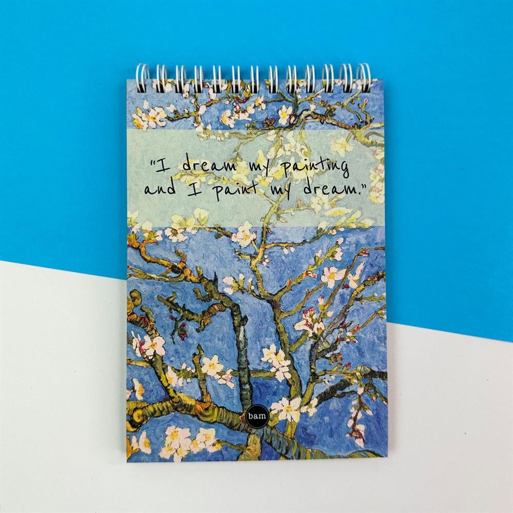 Badem Çiçeği Spiralli Defter