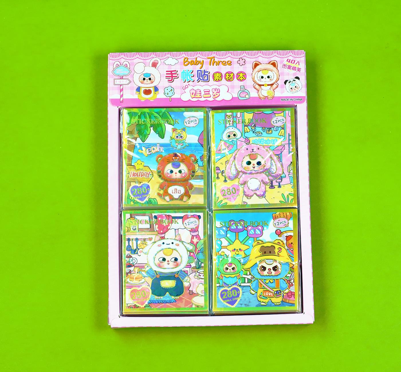 Bam 2123 12 Sayfa Sticker Book x 40