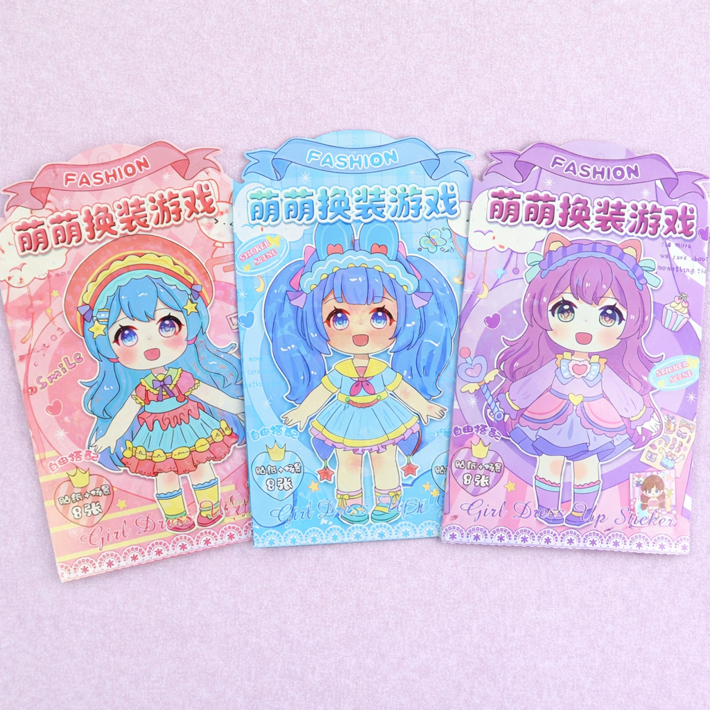 BAM 2126 15*17,5 cm. 4 Sayfa Stciker 4 Sayfa Giydirme Sticker X12