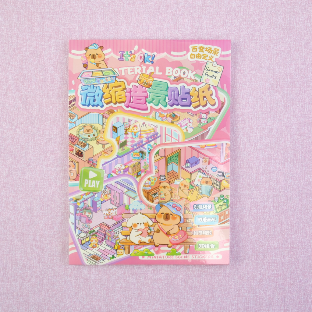 BAM 2147 13,5*19 cm. 6 Sayfa Şeffaf Sticker 6 Sayfa Giydirme Sticker x12