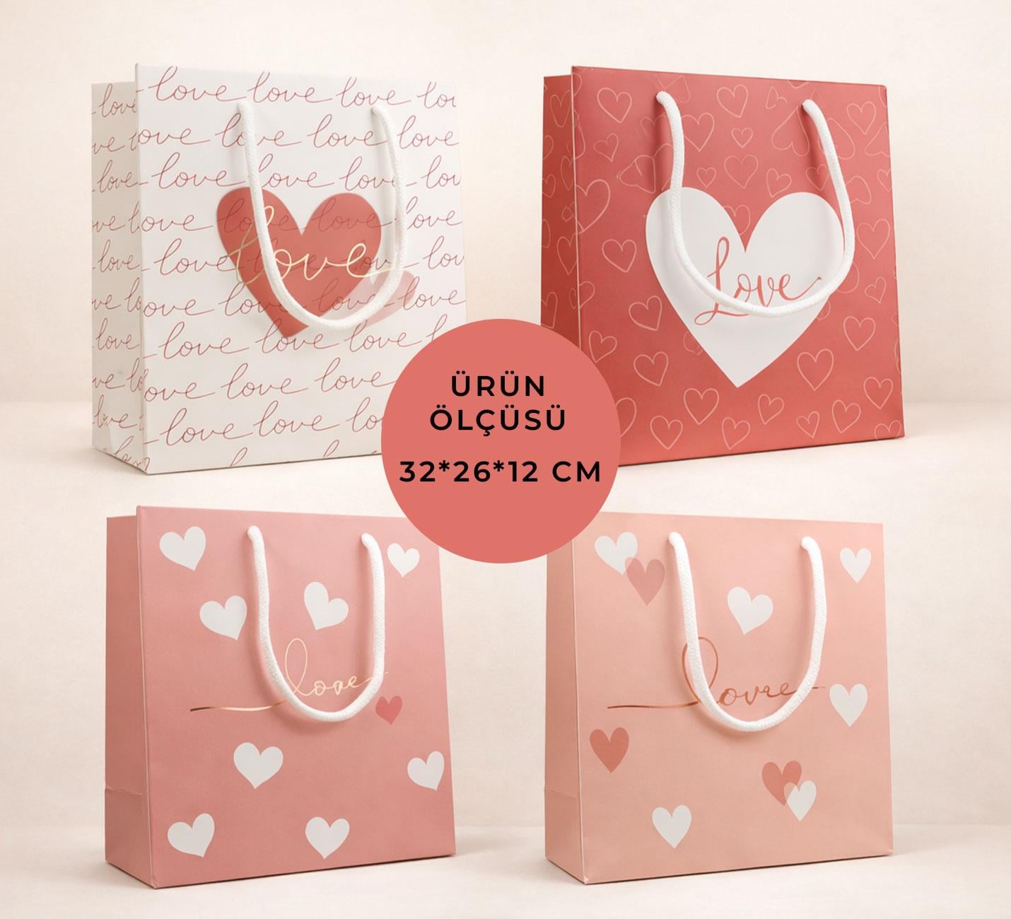 BAM 2302 32*26*12 cm. Karton Çanta X12