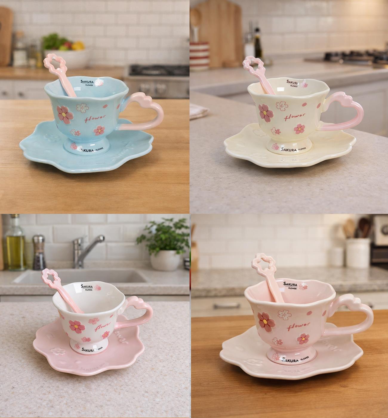 BAM 2328 SERAMİK TABAKLI KUPA