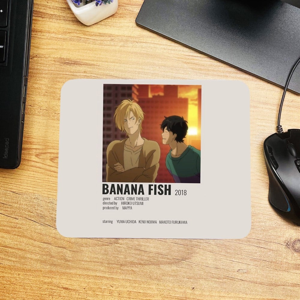 Banana Fish Tasarımlı Mouse Pad