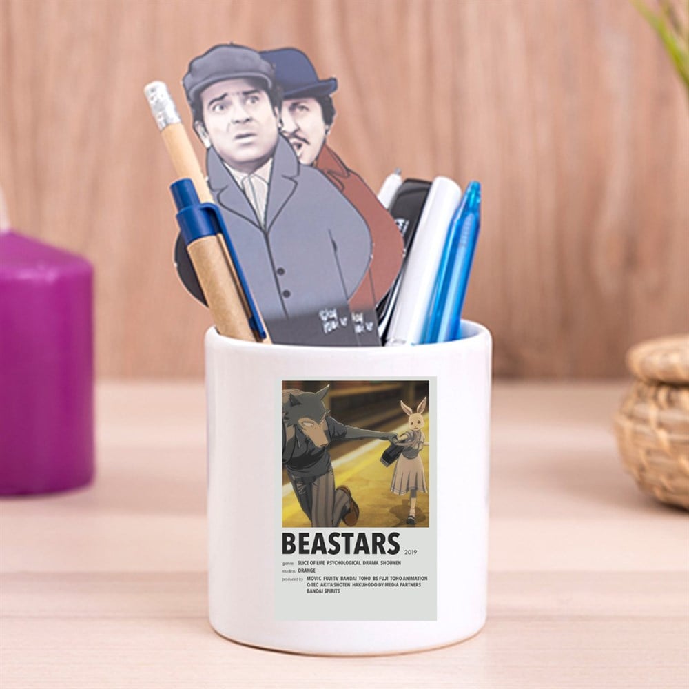 Beastars Tasarımlı Seramik Kalemlik