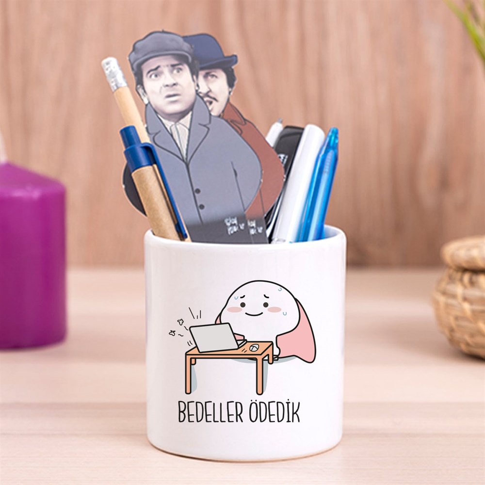 Bedeller Ödedik Tasarımlı Seramik Kalemlik