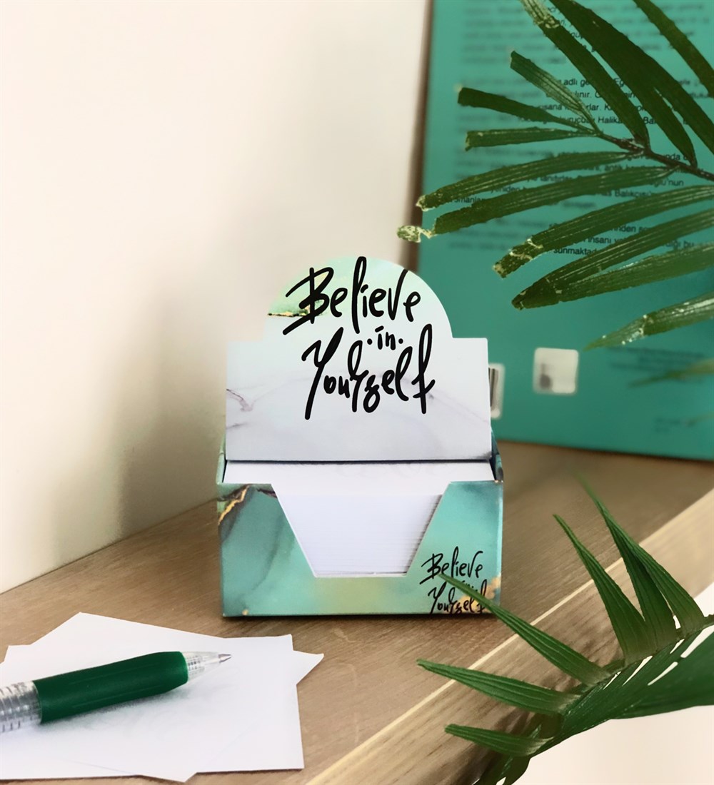 Believe Tasarımlı Notluk
