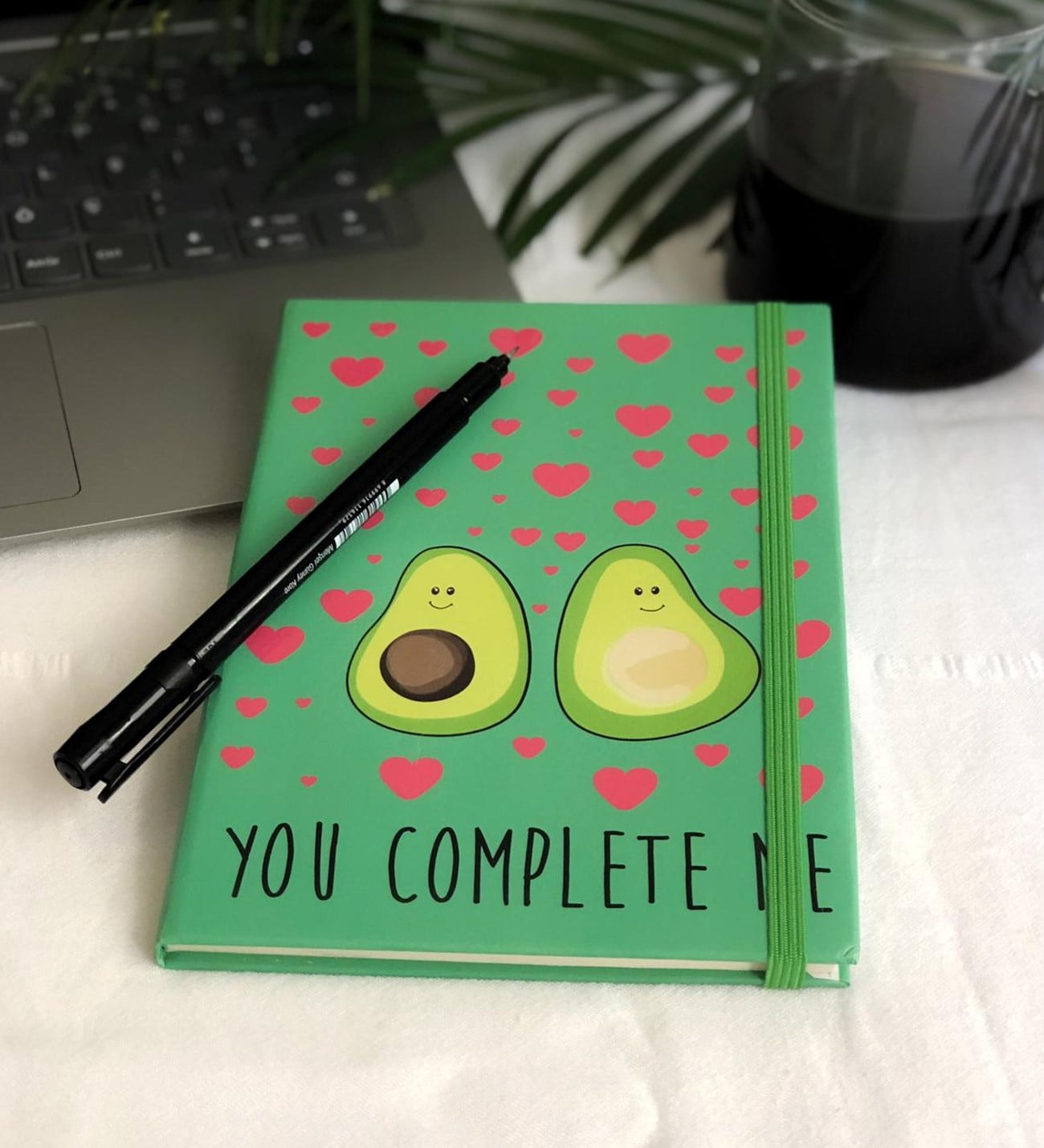 Beni Tamamlıyorsun Tasarımlı Lastikli Defter