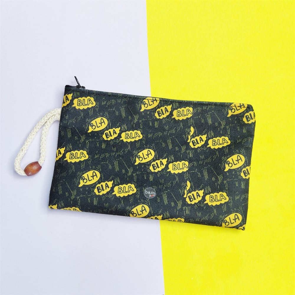Bla Bla Bla Cloth Pencil Case