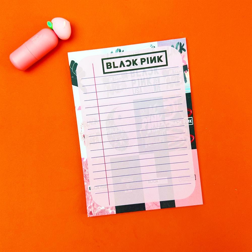 Black Pink Tasarımlı To Do List Yapılacak Listesi
