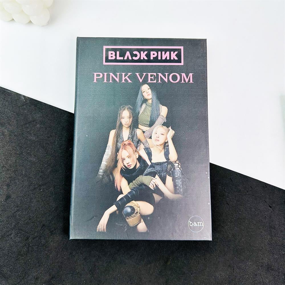 Black Pink Venom Tasarımlı Lastikli Defter