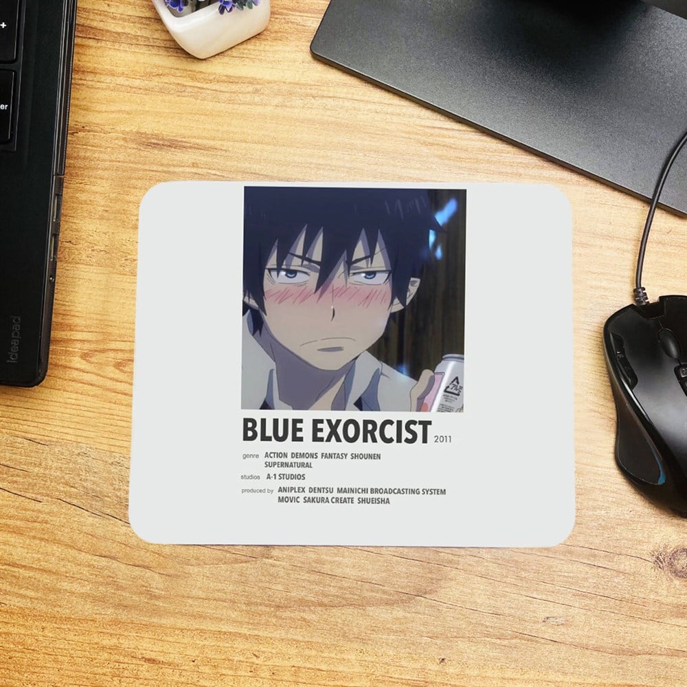 Blue Exorist Tasarımlı Mouse Pad