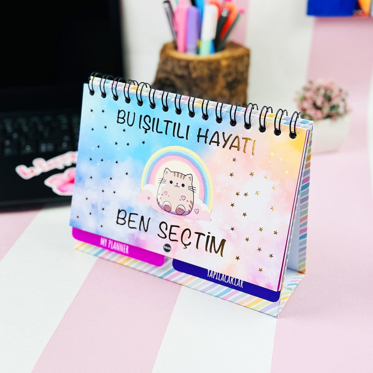 Bu Işıltılı Hayatı Ben Seçtim Papatya Tasarımlı Konuşan Planner
