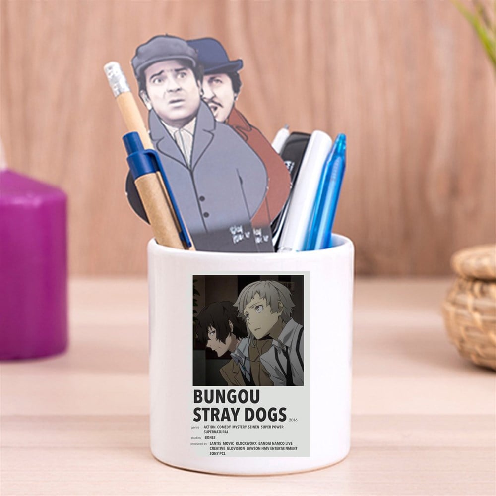 Bungo Stray Dogs 2 Tasarımlı Seramik Kalemlik