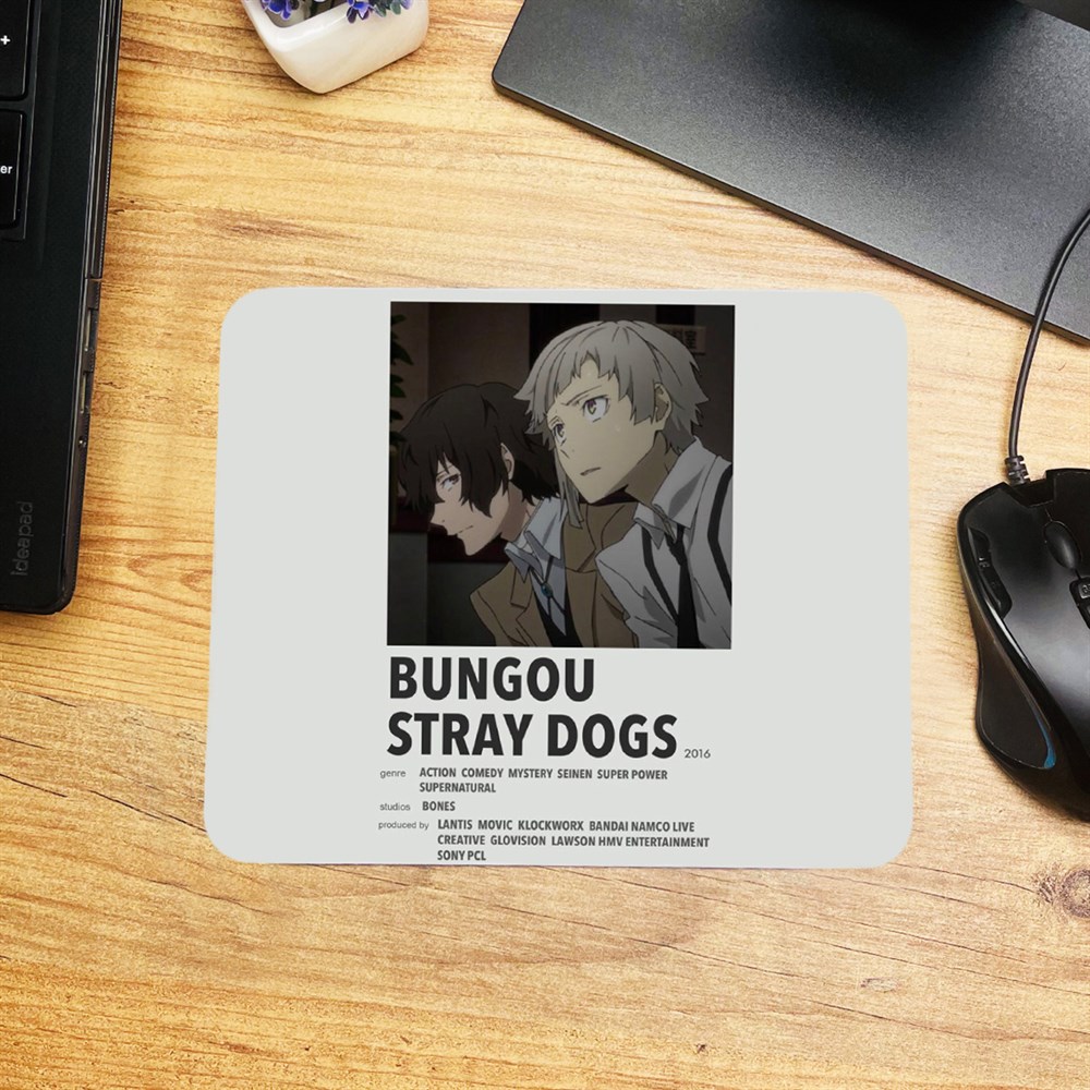 Bungou Stray Dogs Tasarımlı Mouse Pad