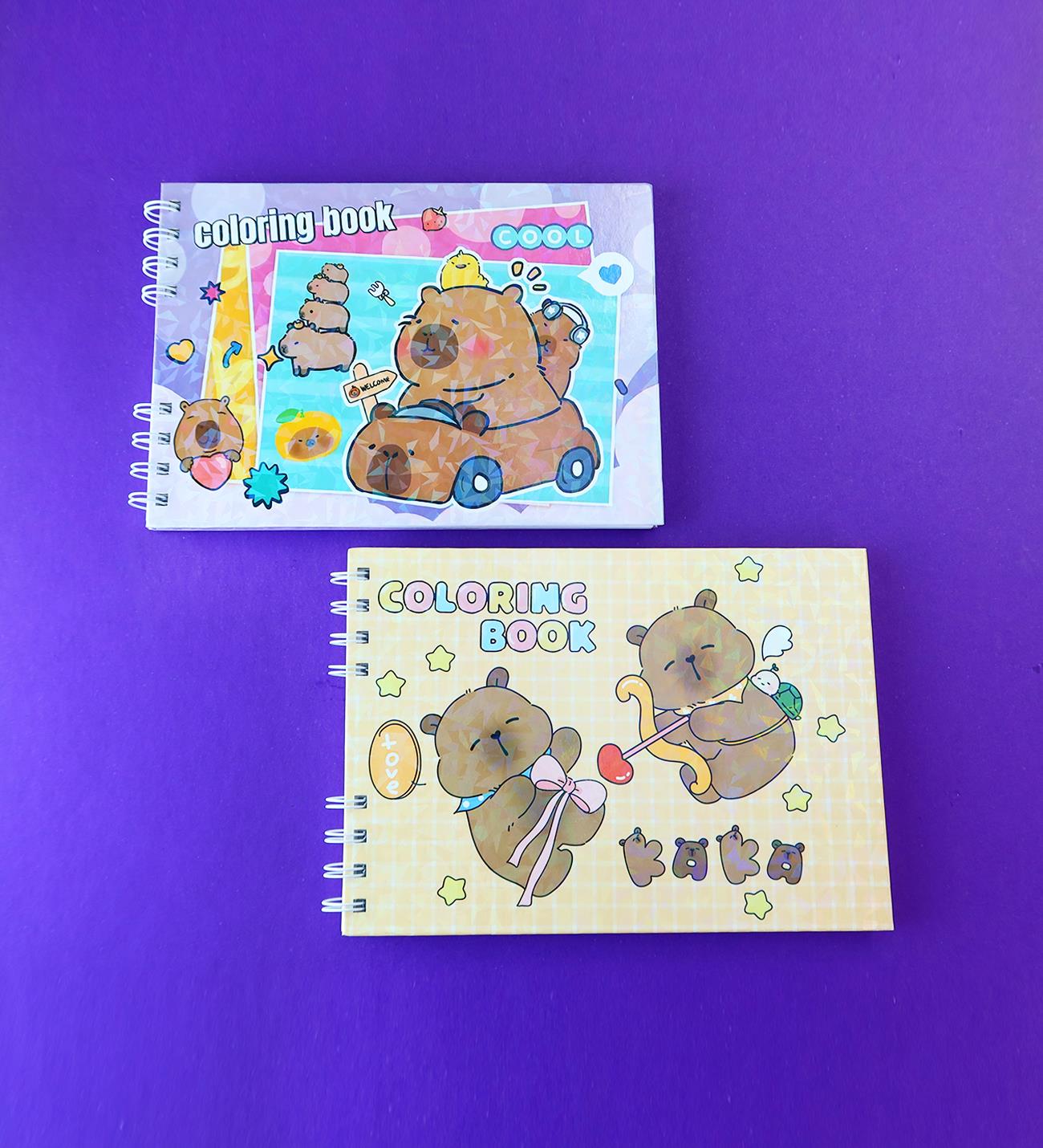 Capybara Boyama Defteri x8