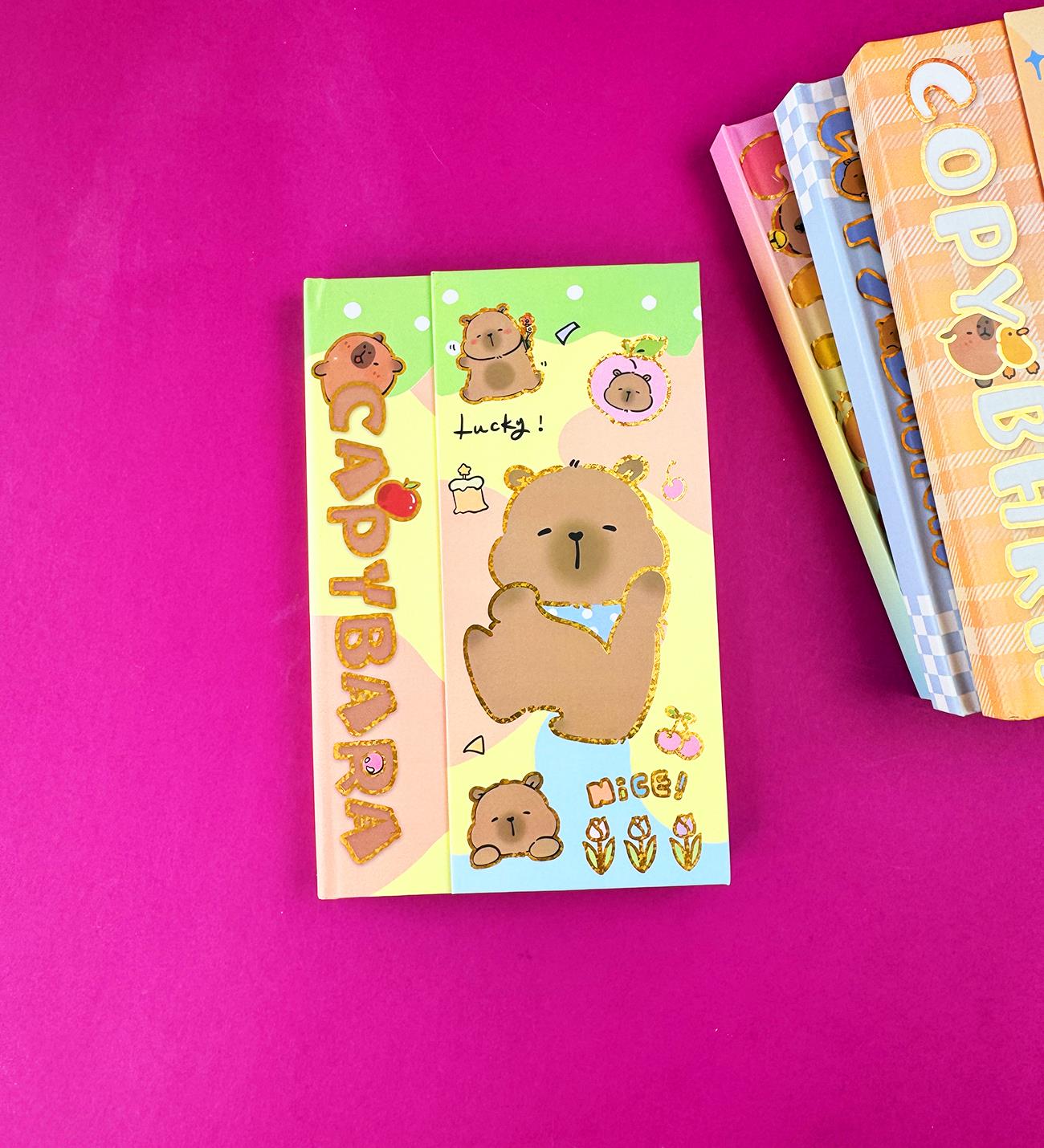 Capybara Mıknatıs Kapaklı Defter