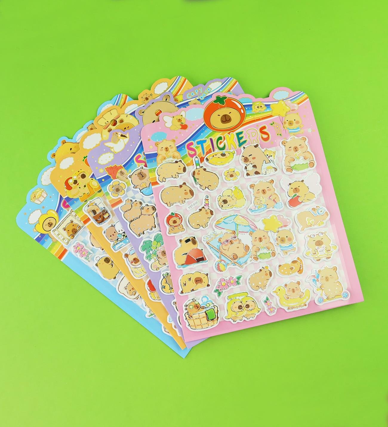 Capybara Puf Sticker 