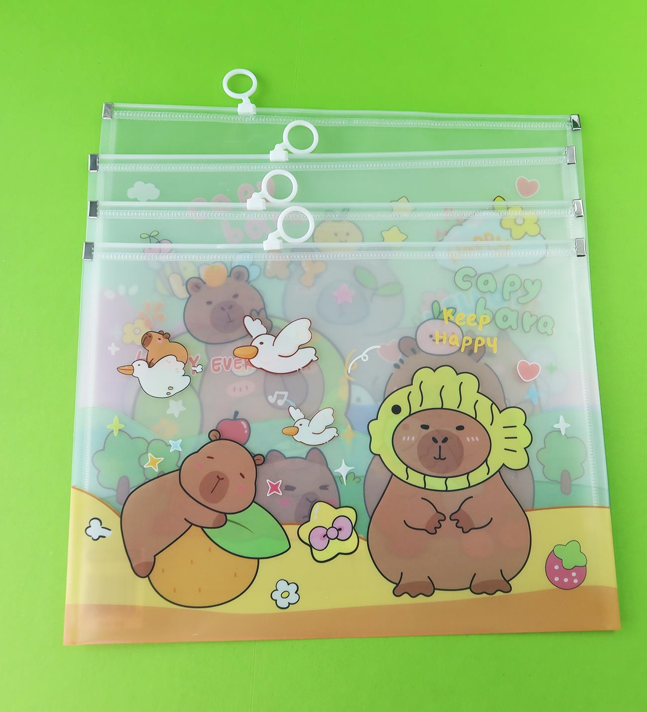 Capybara Tasarımlı A4 Dosya x12