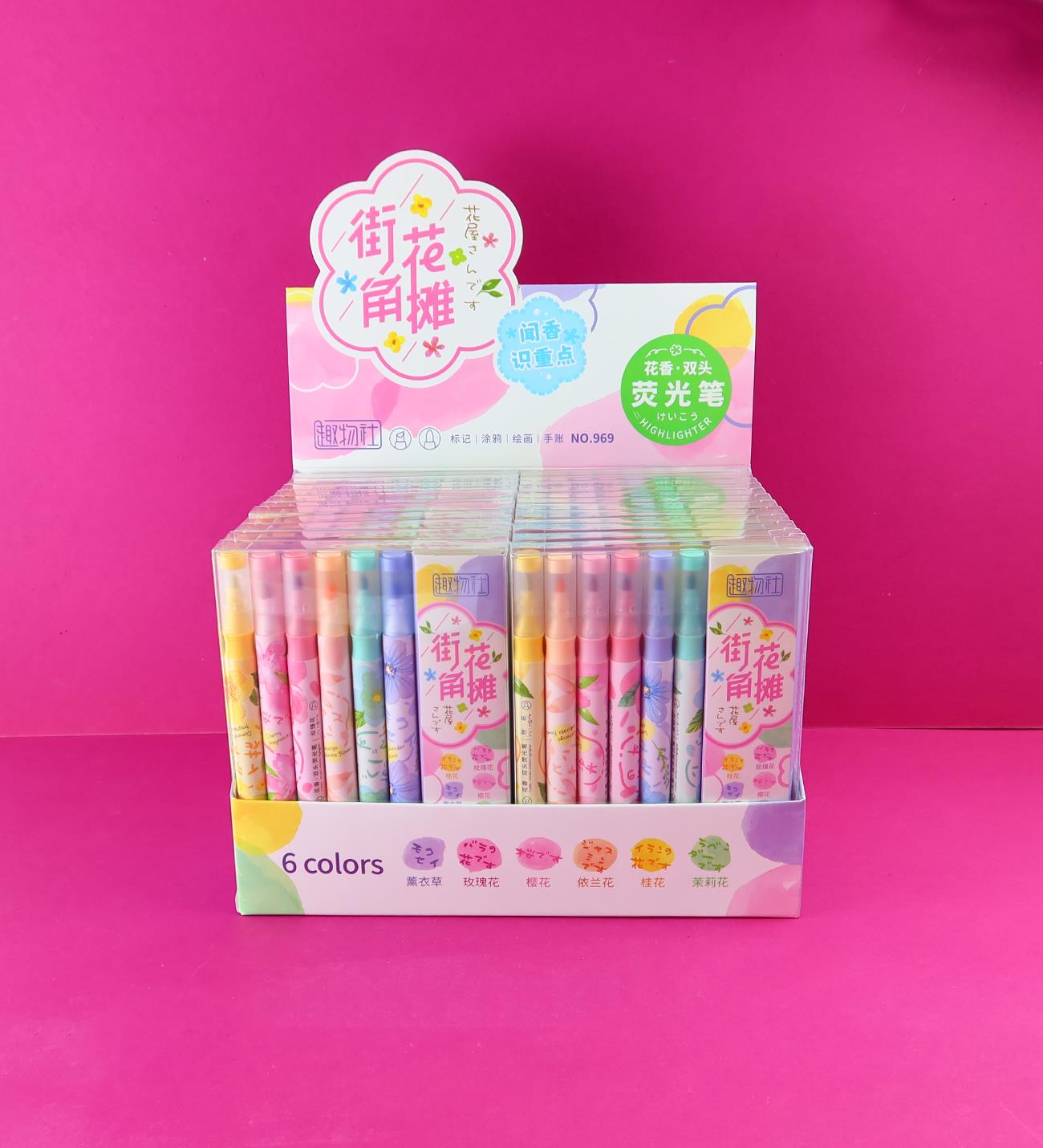 Çiçek Kokulu Keçeli Kalem x24