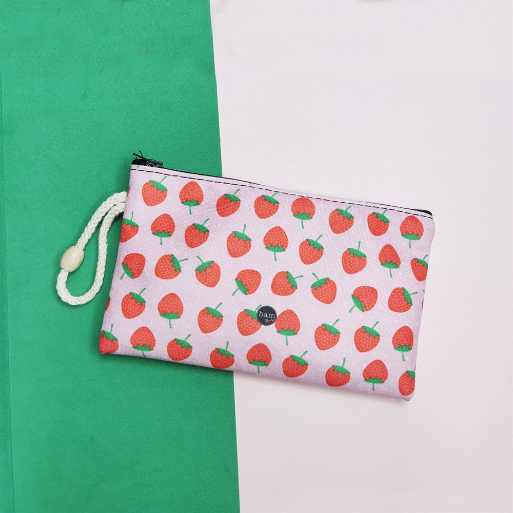 Strawberry Cloth Pencil Case