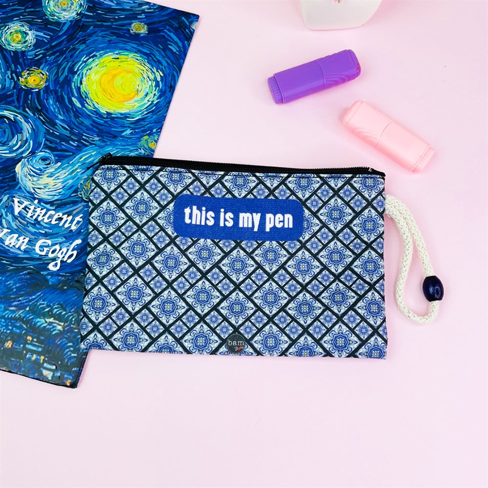 Çini Tasarımlı Kalemlik