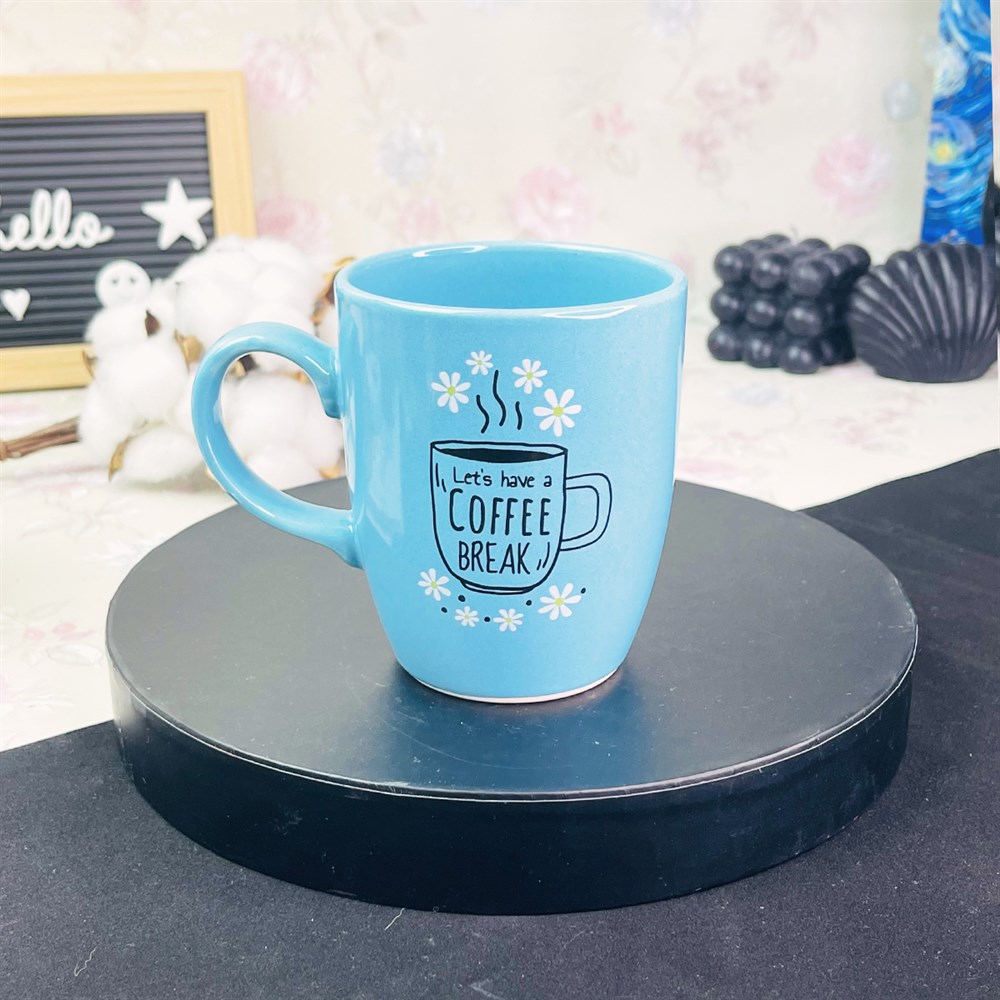 Coffee Break Mavi Kupa Toptan