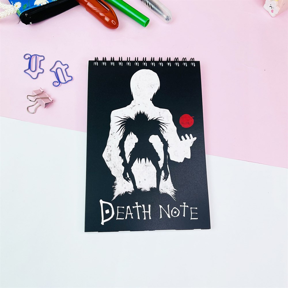 Death Note Tasarımlı Spiralli Defter