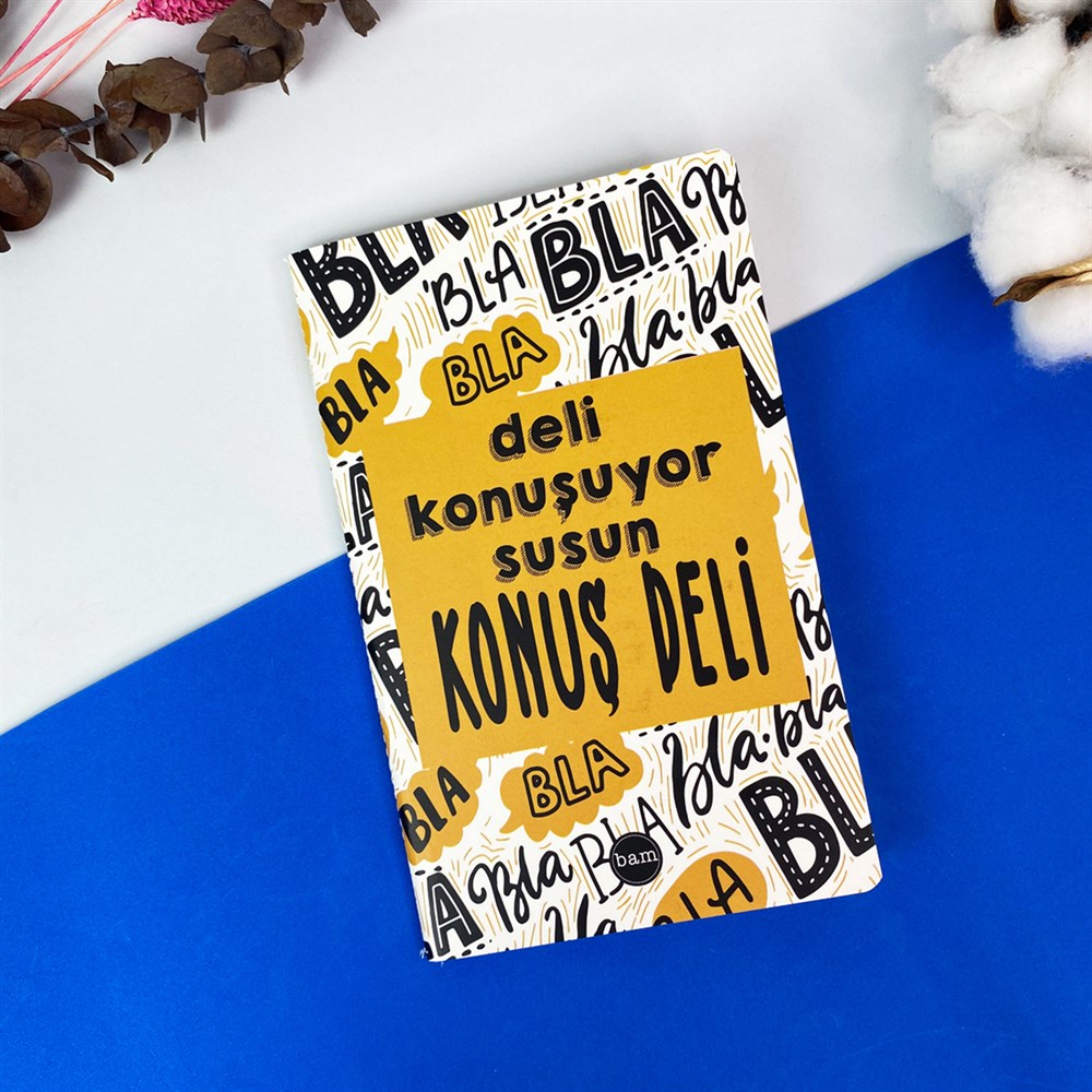 Deli Konuşuyor Susun Tasarımlı Terzi Dikişli Defter
