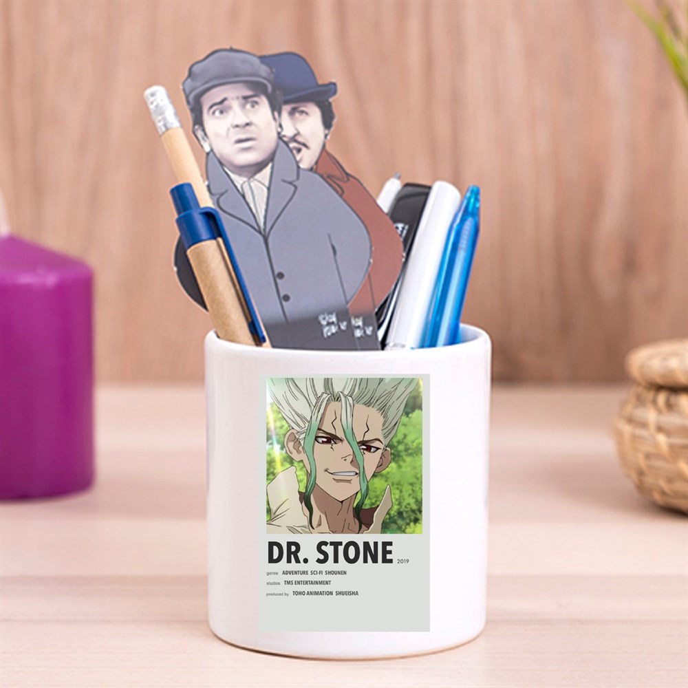 Dr Stone Tasarımlı Seramik Kalemlik
