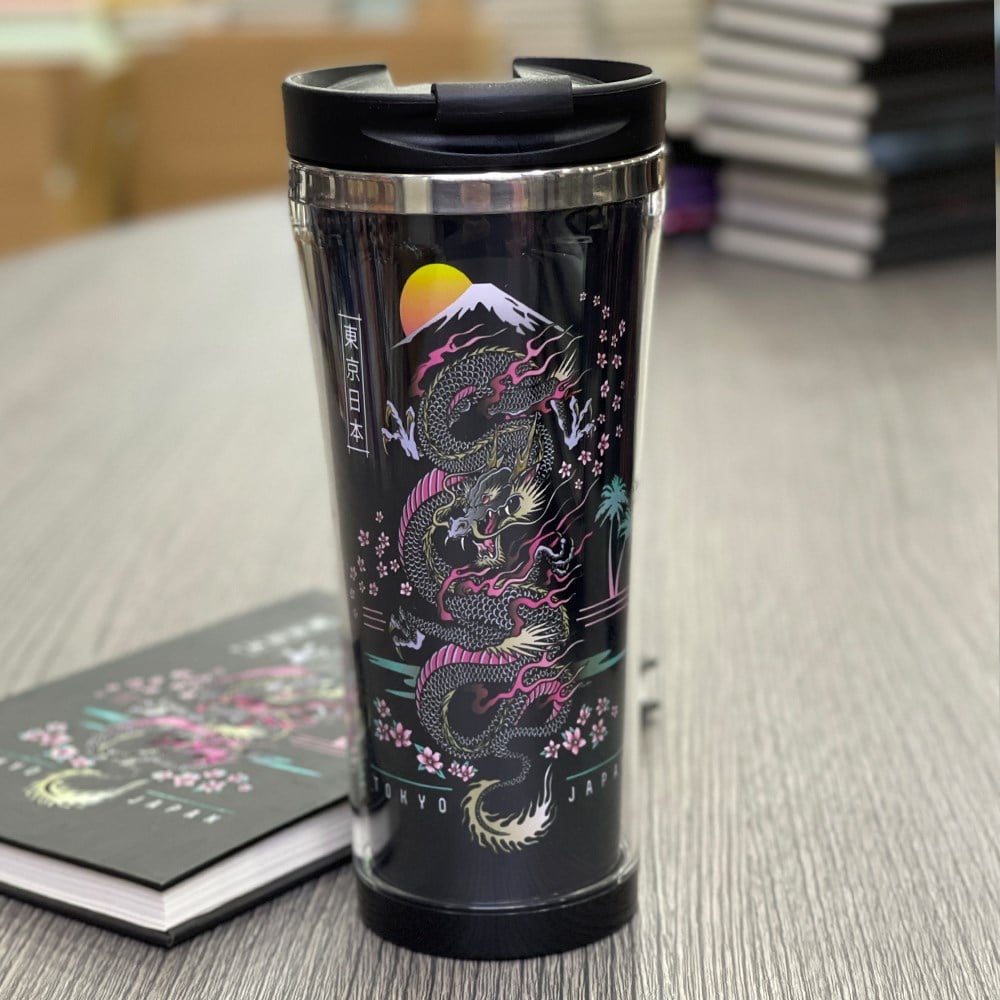 Dragon Tasarımlı 400 Ml Kağıt Termos