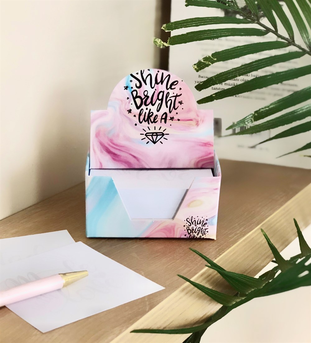 Elmas Mottolu Tasarım Notluk