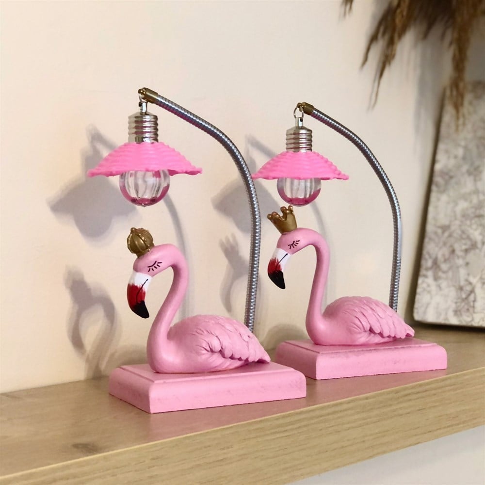Flamingo Işıklı Masa Lambası