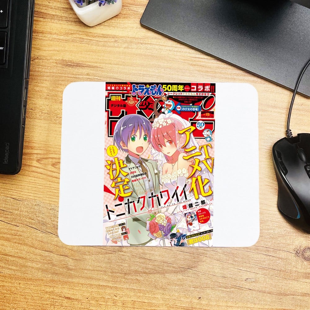 Fly to the Moon Tasarımlı Mouse Pad