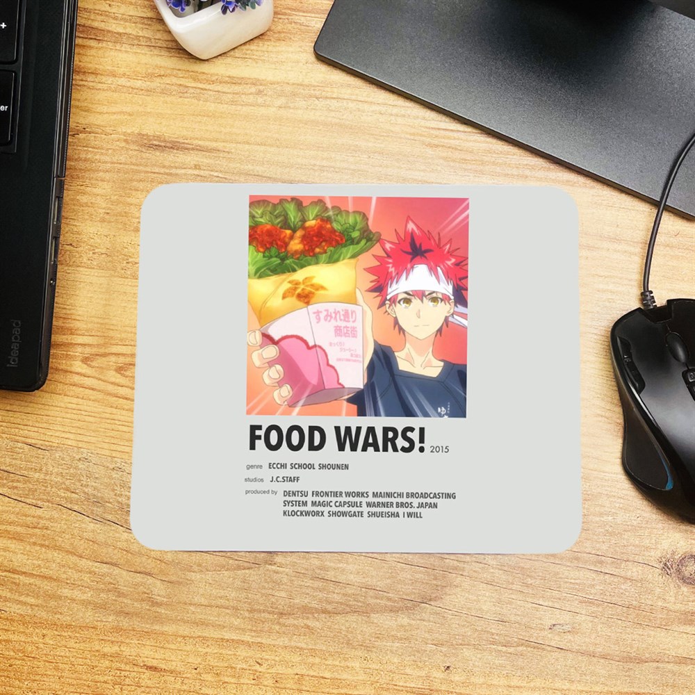 Food Wars Tasarımlı Mouse Pad