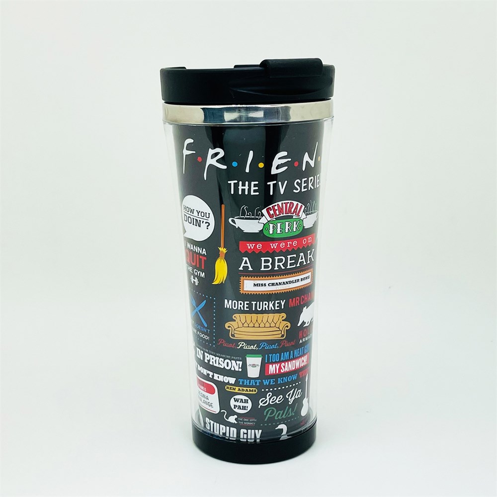 Friends Tasarımlı 400 Ml Kağıt Termos