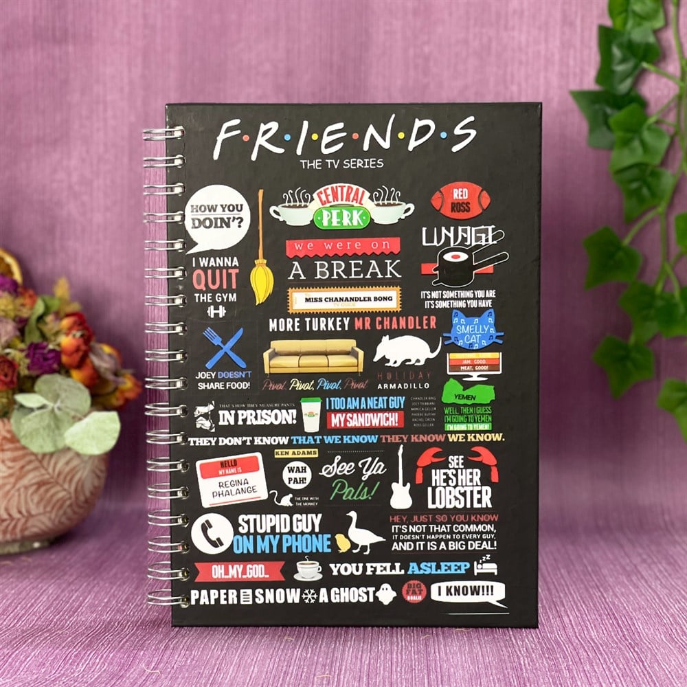 Friends Tasarımlı Konuşan Ajanda 