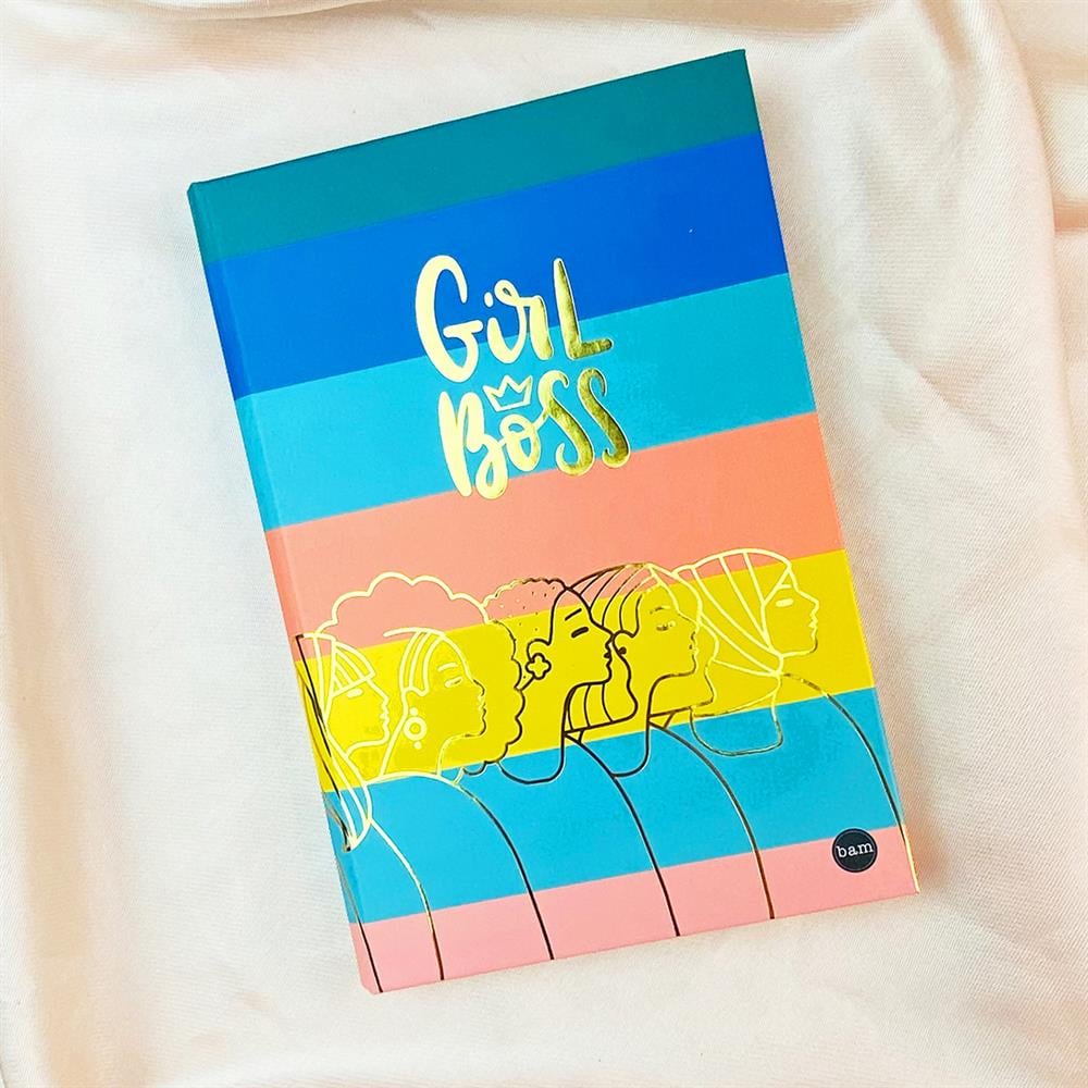 Girl Boss Tasarımlı Lastikli Defter