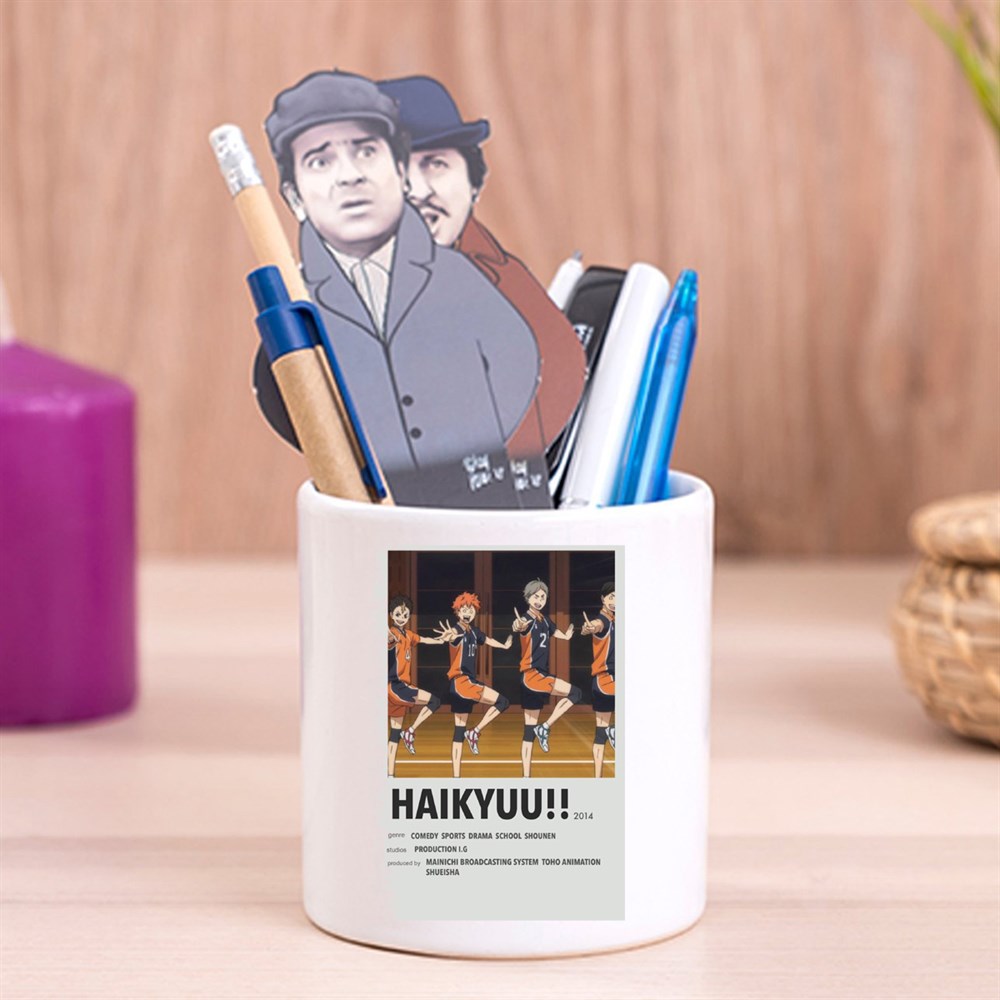 Haikyuu Tasarımlı Seramik Kalemlik