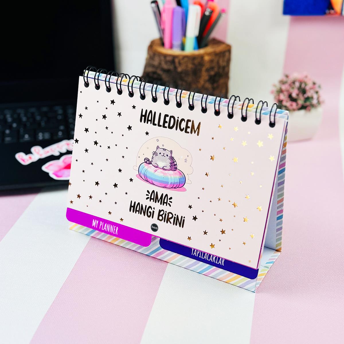 Halledicem Ama Hangi Birini V2 Tasarımlı Konuşan Planner