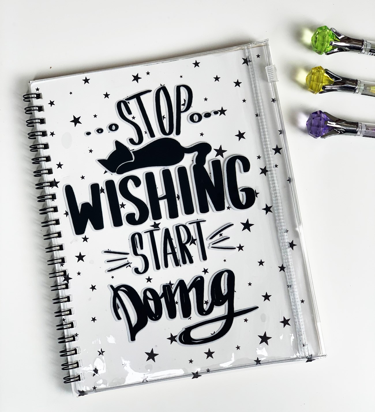 Harekete Geç Tasarımlı Kapaklı Defter