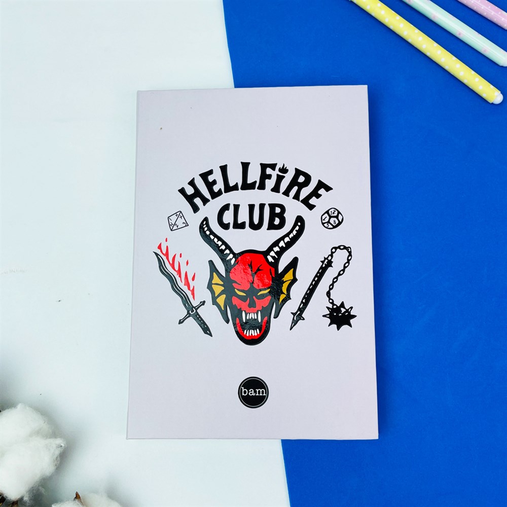 Hellfire Club Tasarımlı Lastikli Defter