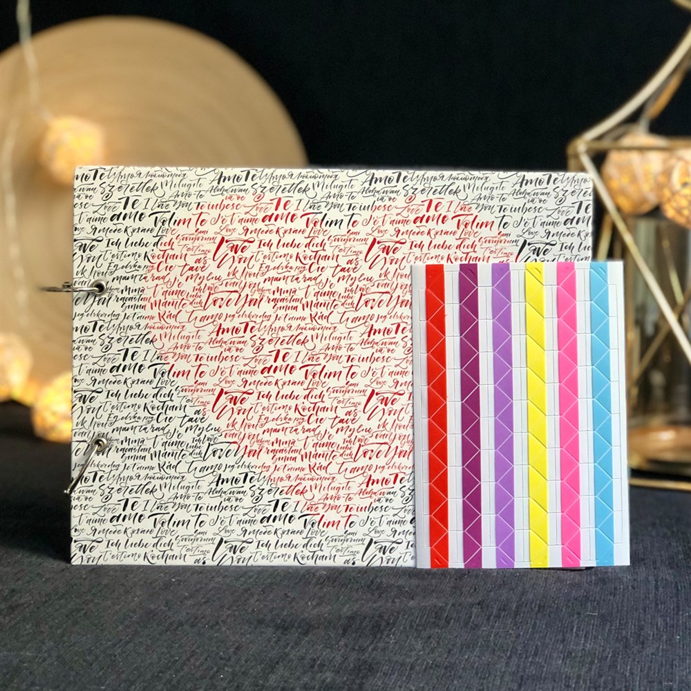 I Love You In Every Language Photo Album w/Stickers