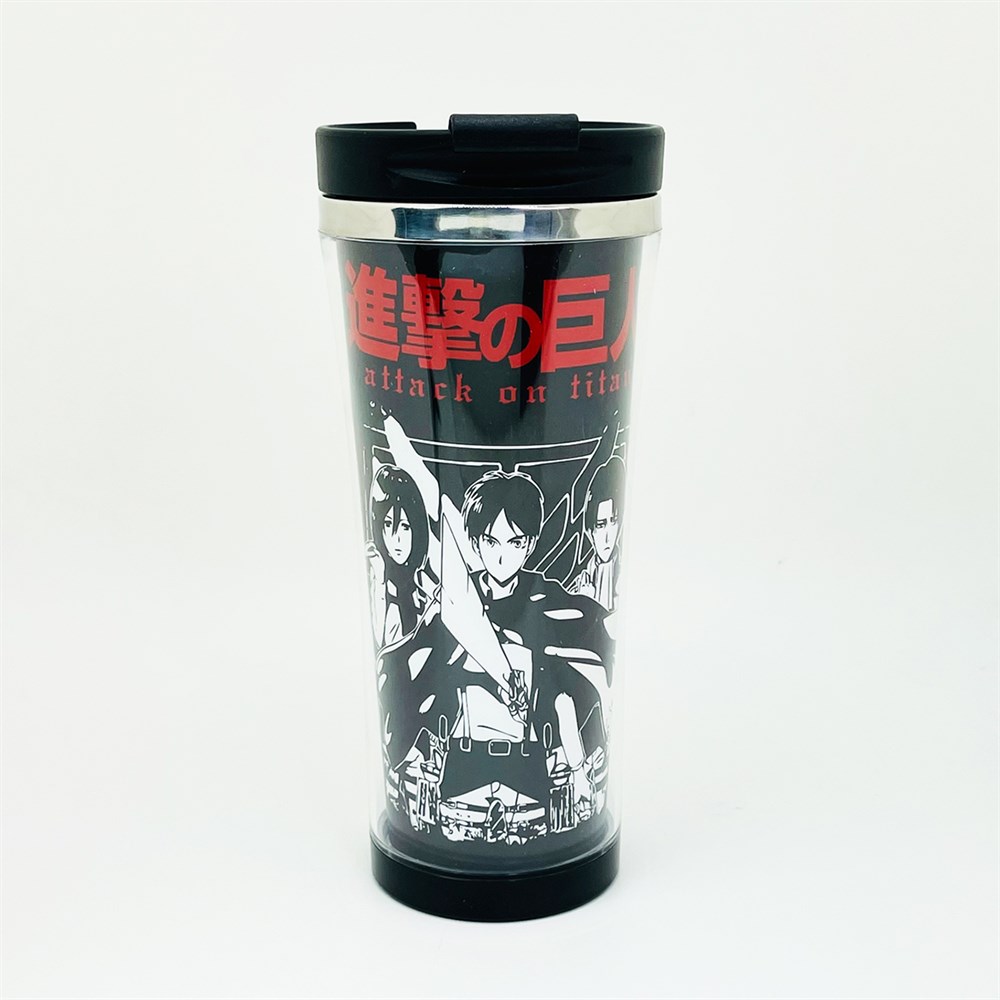 Hero Attack On Titan Tasarımlı 400 Ml Kağıt Termos