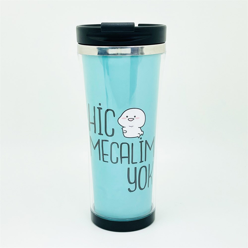Hiç Mecalim Yok Tasarımlı 400 Ml Kağıt Termos