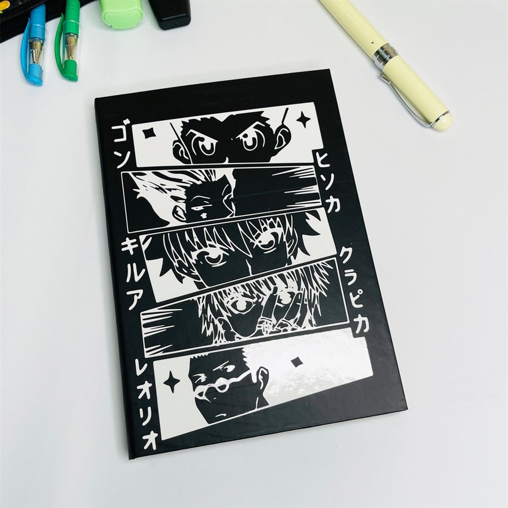 Hisoka Kurapika Tasarımlı Lastikli Defter