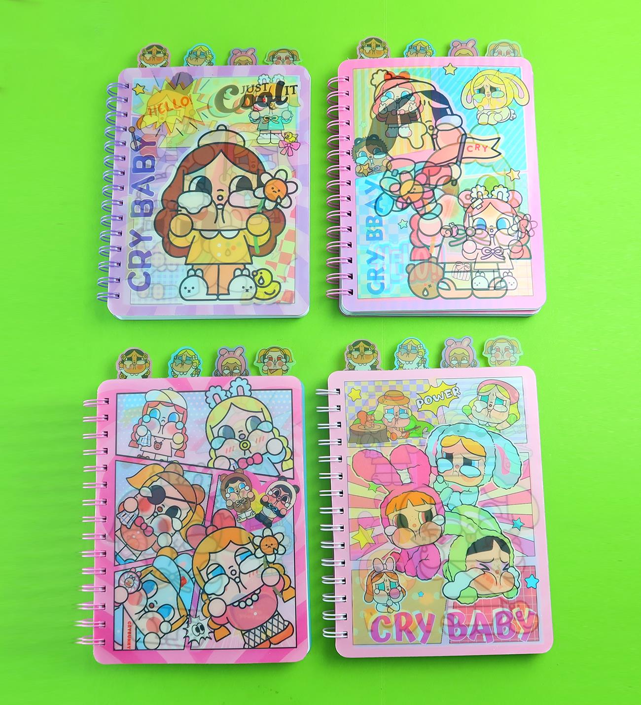 Hologram Kapaklı  Ayıraçlı Defter x4