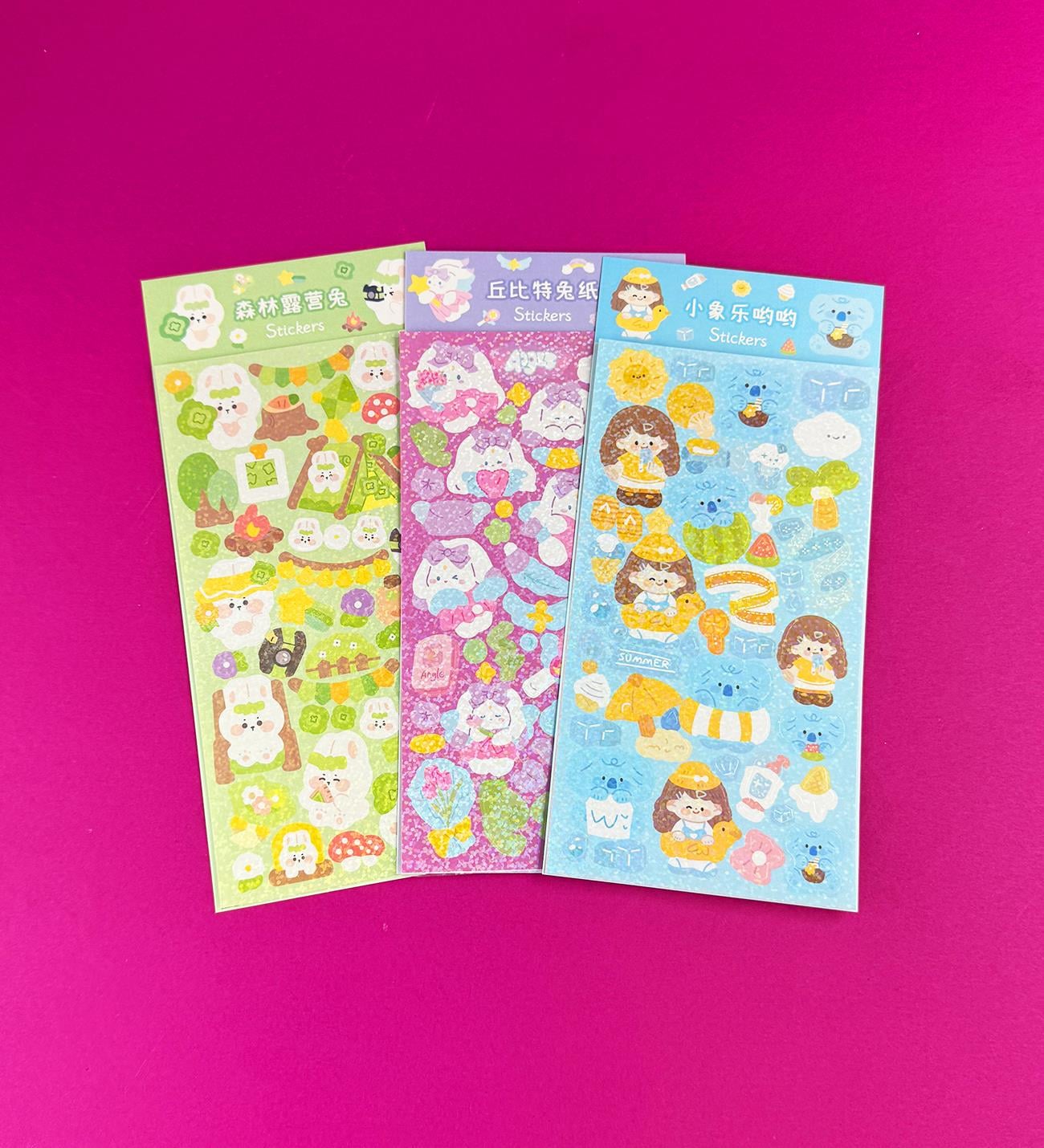 Hologramlı Sticker x12