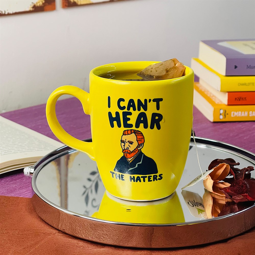 I Can't Hear The Haters Sarı Kupa Toptan